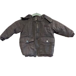 Kenneth Cole reaction Kids gray Jacket/coat size 24 months with hood